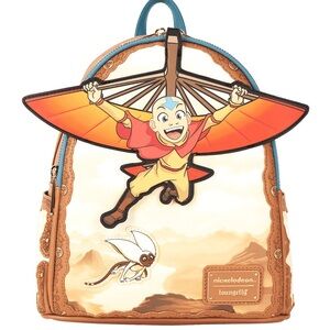 New Avatar: The Last Airbender Aang Glider Staff Mini Backpack